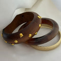 Wooden Stack | Boho Wooden Bangle Bracelet Set