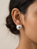 Chunky Silver Stud Earrings | Bold Everyday Silver Studs for Women