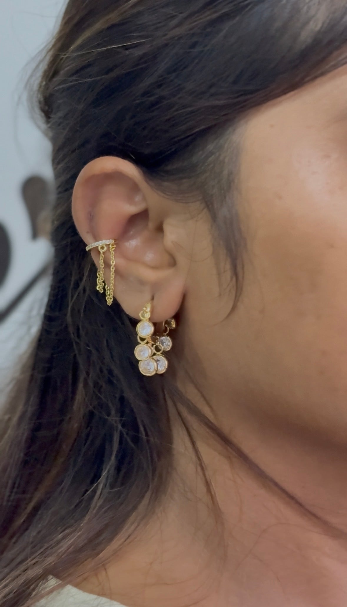 Dainty Chain Cuff – No Piercing Delicate Chain Ear Cuff for a Feminine Touch | Single Piece
