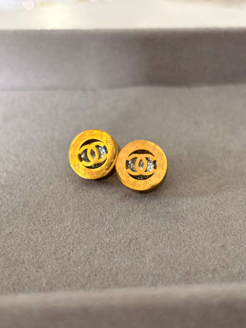 Chunky Gold Stud Earrings | Bold Everyday Statement Studs