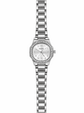Eternal Glow Watch – Crystal Bezel Silver Women's Bracelet Watch