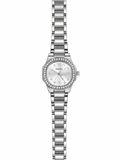 Eternal Glow Watch – Crystal Bezel Silver Women's Bracelet Watch