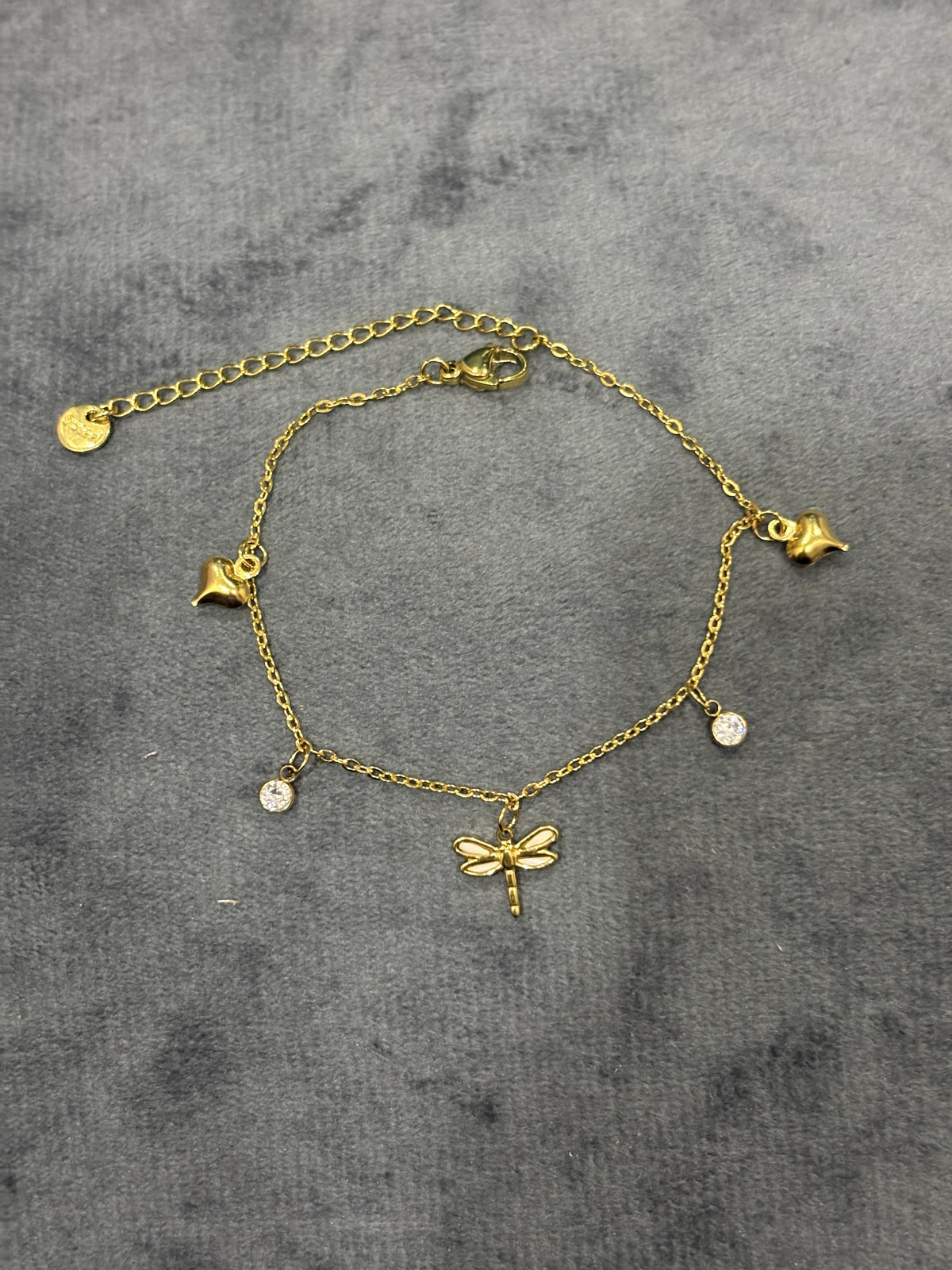 Dragon fly charm bracelet