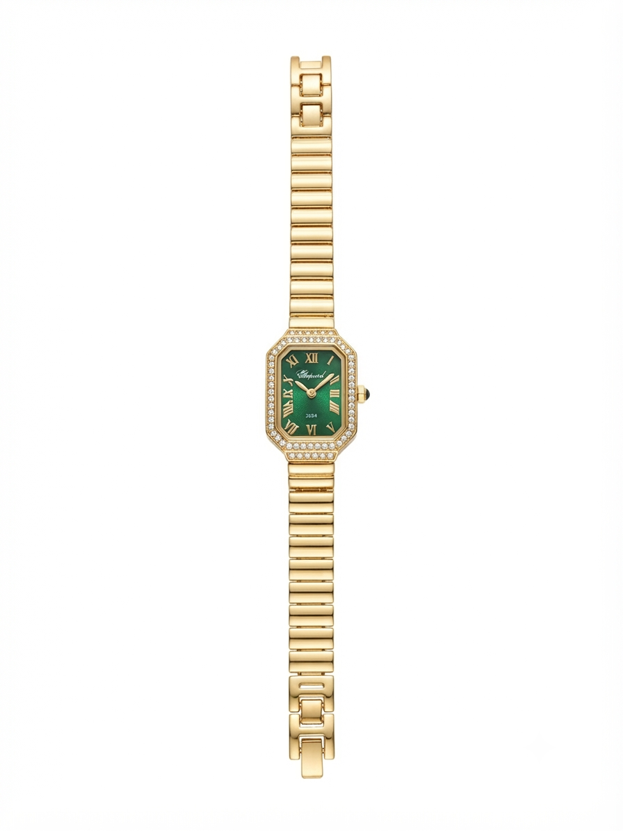 Forest Green Glow Watch | Nature-Inspired Luxury Timepiece for Women