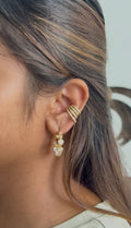 Layered Illusion Cuff | Stacked Ear Cuff Look – No Piercing