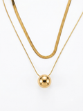 Halo Stack 3.0 Necklace | Layered Gold Necklace Set