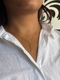 Leaf drop necklace