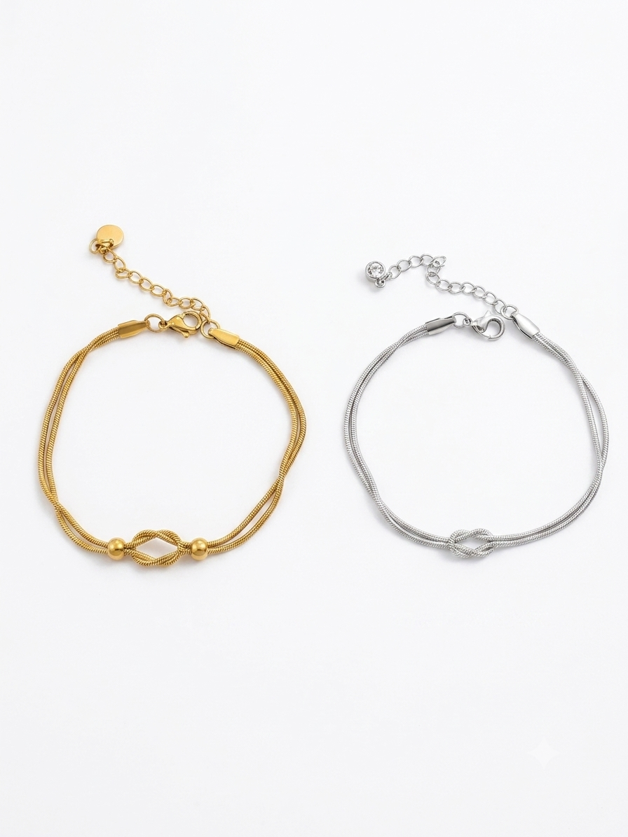 Knot – Gold & Silver | Everyday Elegance