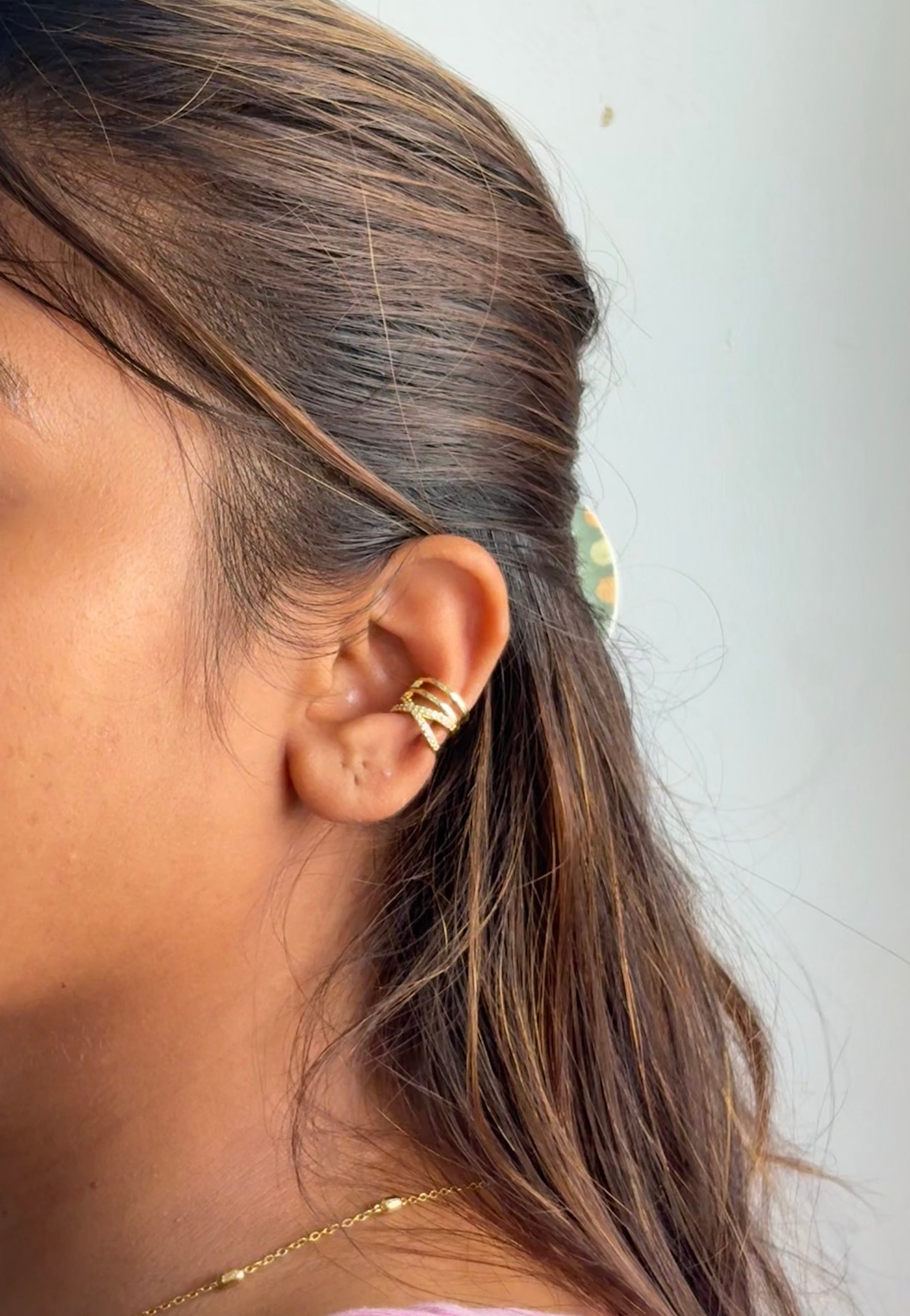 Drama on the Edge Earcuff – Edgy No Piercing Ear Cuff | Single Piece