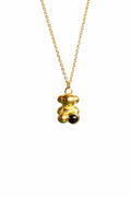 Golden Teddy Necklace | Cute Gold Charm Jewellery