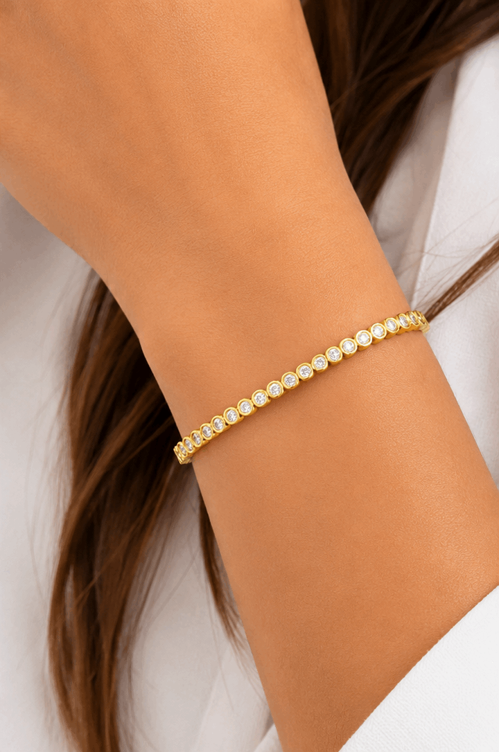 Ultra Round Shine Kada | Polished Artificial Bracelet