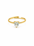 Heart Solitaire Ring
