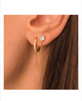 Bali to Shine Link | Gold Stainless Steel Earrings (Pair)