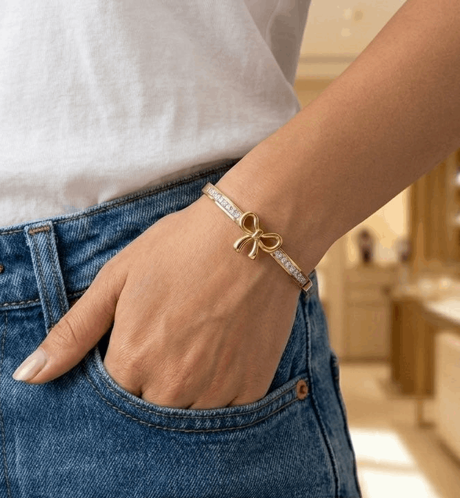 Pretty Bow Kada | Rust-Proof