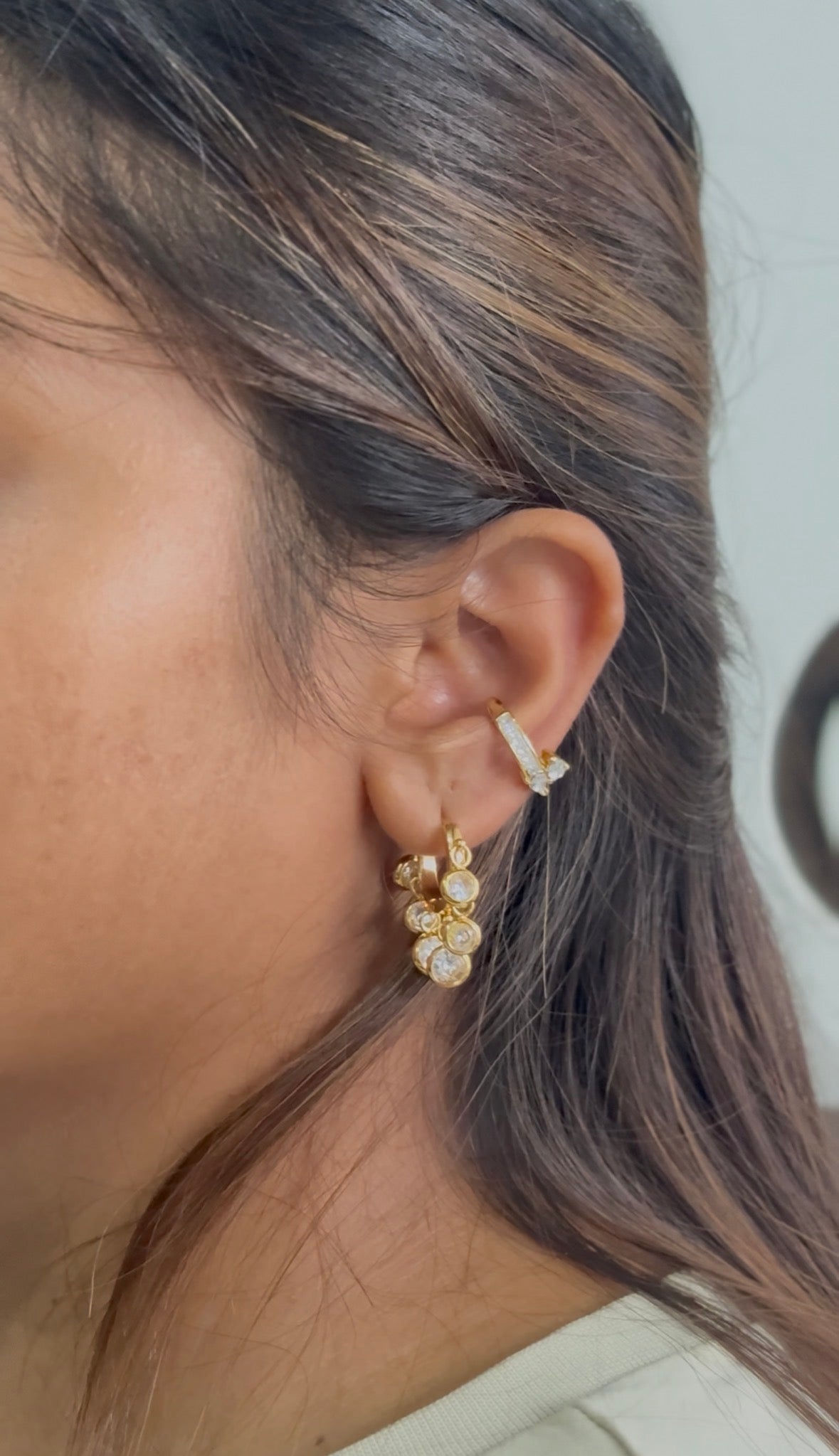 Halo Line Cuff | Linear Halo No-Piercing Ear Cuff
