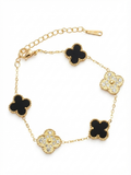 Shiny clover bracelet