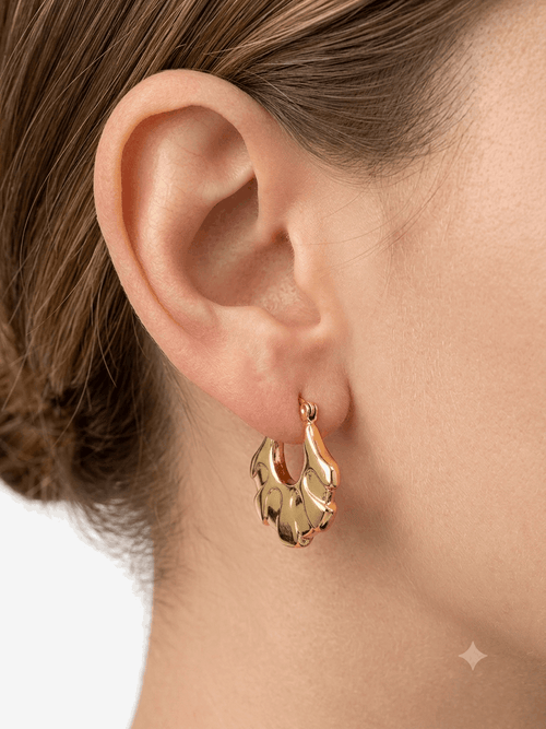 Bag Style Earrings | Quirky Handbag-Shaped Gold Charm Earrings