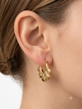 Bag Style Earrings | Quirky Handbag-Shaped Gold Charm Earrings
