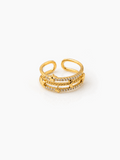 Moon Shine Adjustable Ring