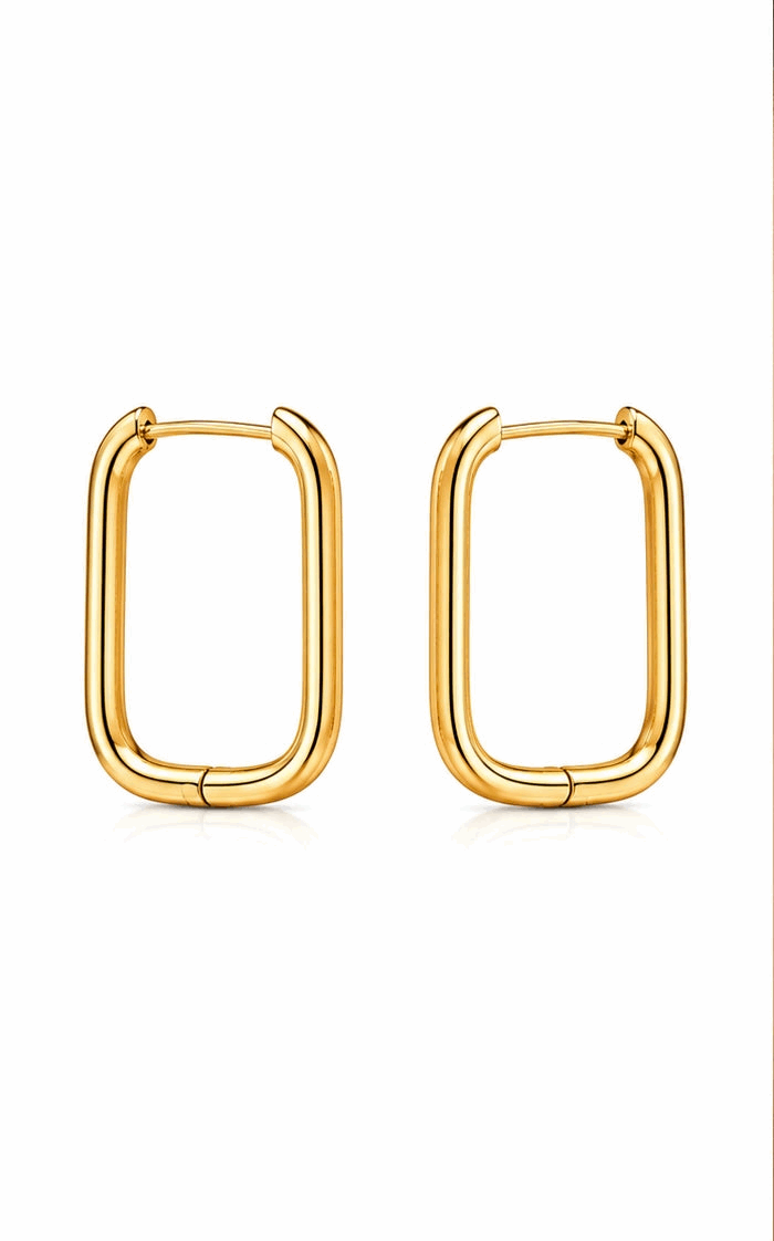 Daily Wear U Hoops | Stainless Steel Earrings