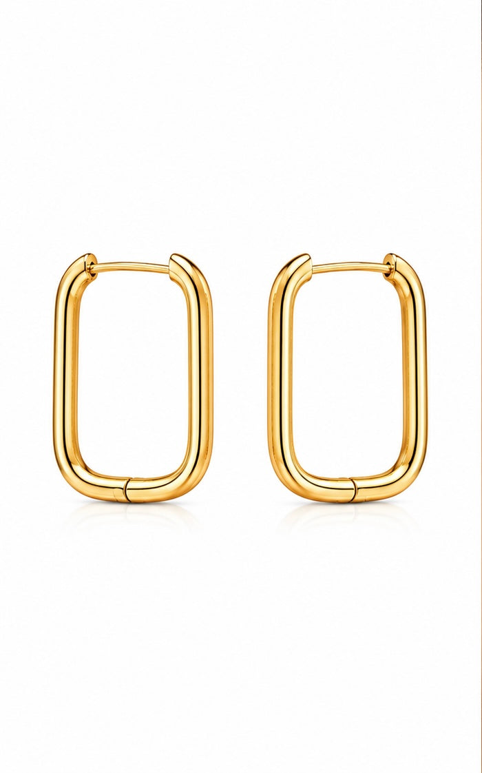 Daily Wear U Hoops | Stainless Steel Earrings