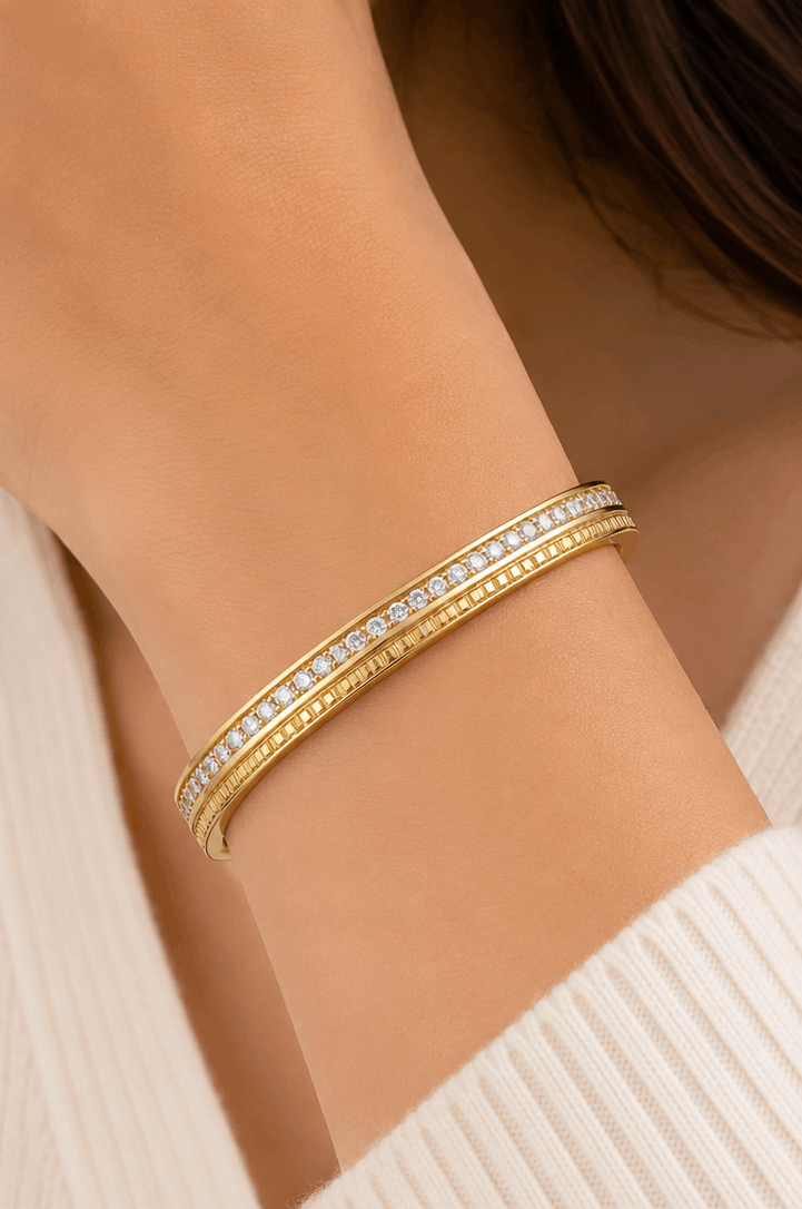 Plain with Shine Kada | Sleek Polished Artificial Bracelet