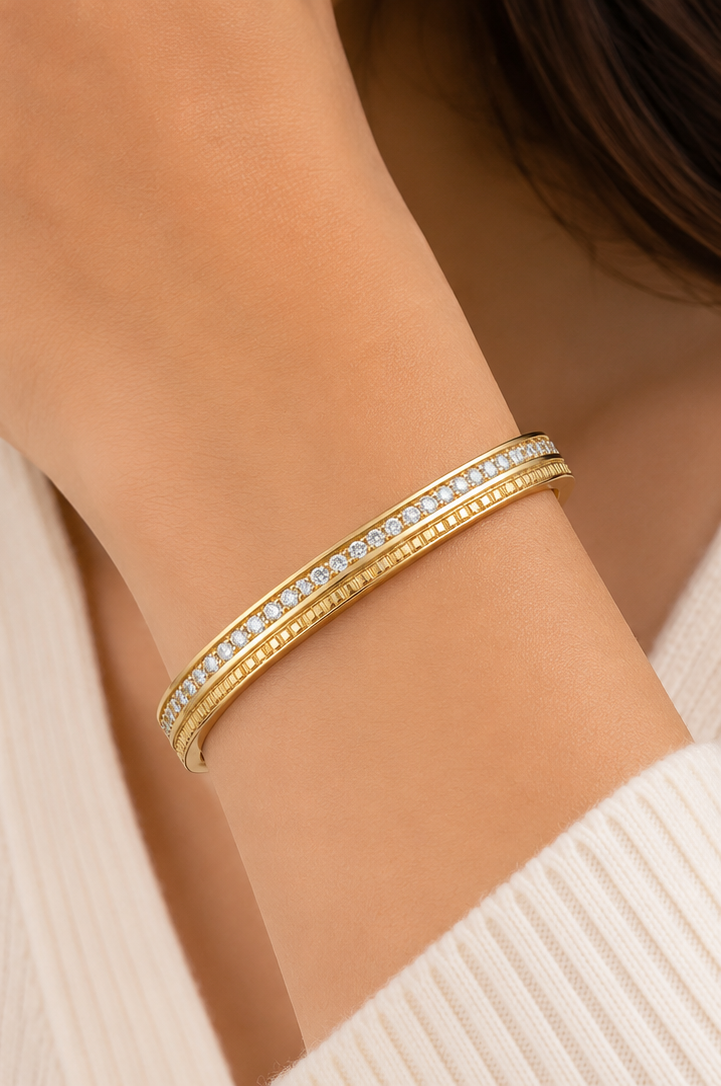 Plain with Shine Kada | Sleek Polished Artificial Bracelet
