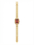 Ruby Maroon Glow Watch | Deep Red Luxury Timepiece for Women