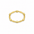 Sweetheart Ring – Dainty Gold-Tone Stacking Ring