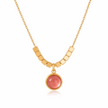 Pink blush necklace