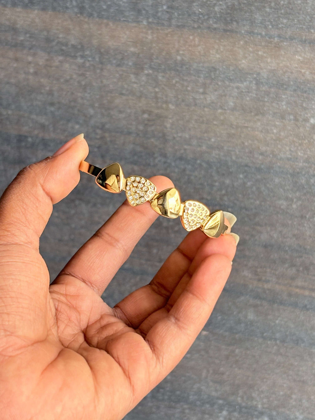 Triangle Shine Alternate Kada | Geometric Artificial Bracelet