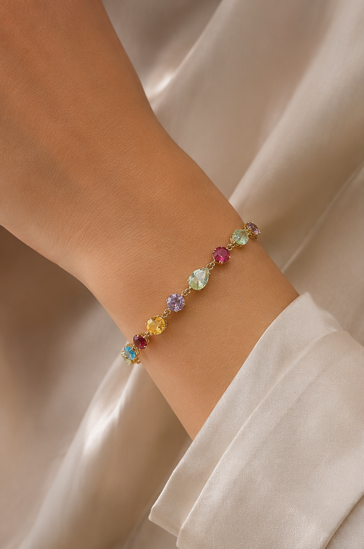 Stone Shine Gemstone Bracelet