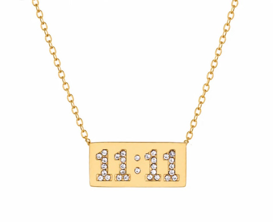 11:11 Diamond-Cut Necklace