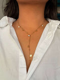 Falling Hearts Cascading Pendant Necklace