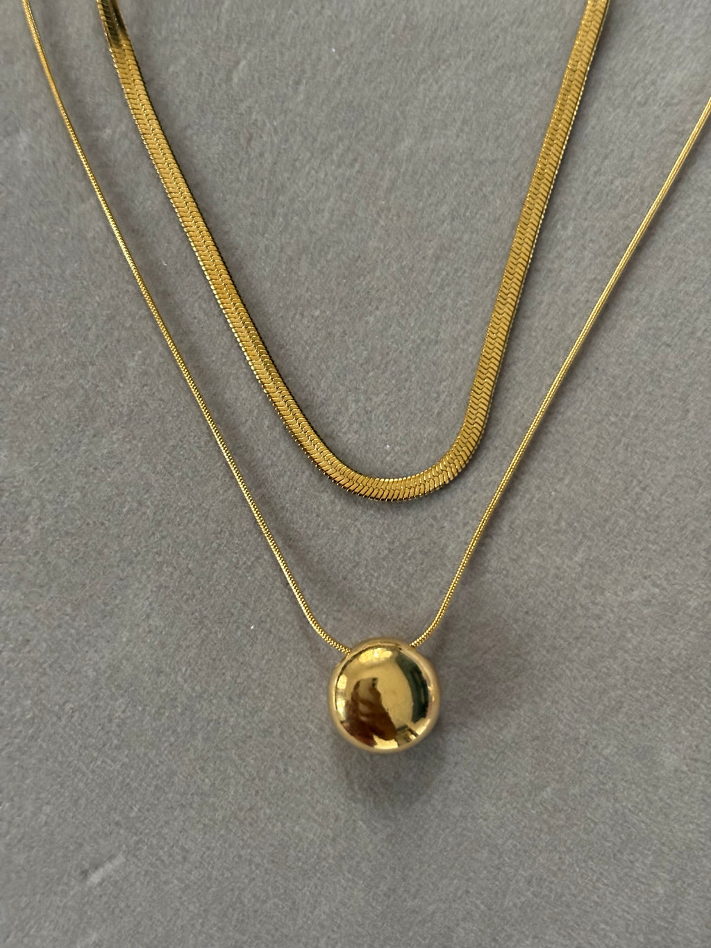 Halo Stack 3.0 Necklace | Layered Gold Necklace Set
