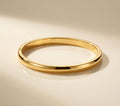 Simplicity Petite Kada | Gold Stainless Steel Bangle | 14cm & Above
