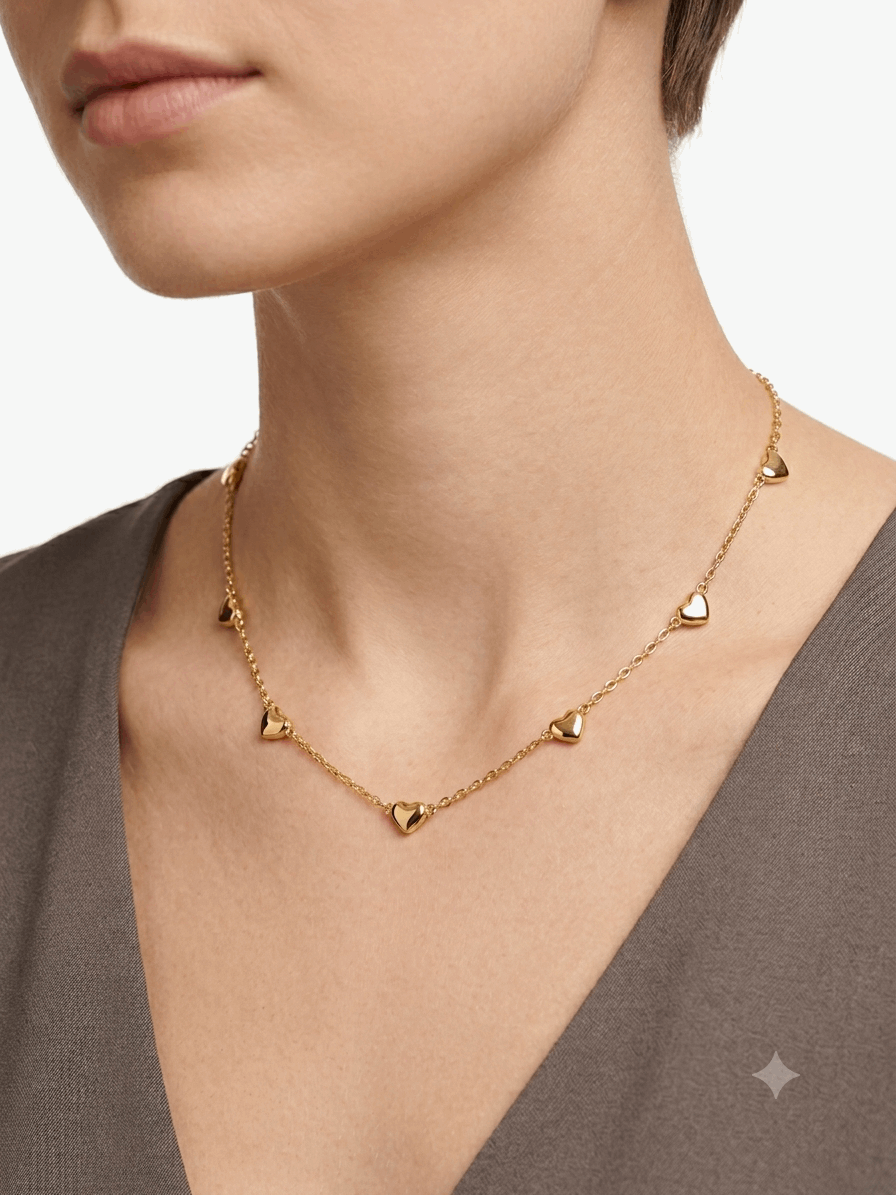 Golden Crush Pendant Necklace