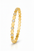 Honey Shine Petite Kada | Gold Stainless Steel Bangle | 14cm & Above