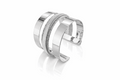 Silver Cuff | Classic Adjustable Silver-Toned Cuff Bracelet