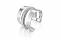 Silver Cuff | Classic Adjustable Silver-Toned Cuff Bracelet