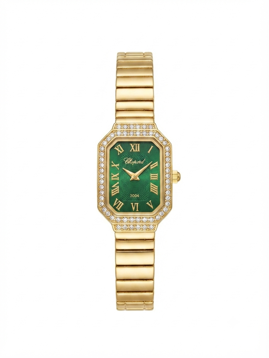 Forest Green Glow Watch | Nature-Inspired Luxury Timepiece for Women