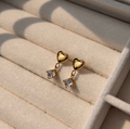 Love shine drop earrings