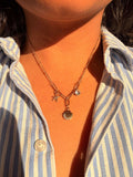 Beach charm necklace