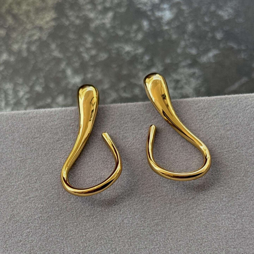 Iconic Chunk Drop Earrings | Stainless Steel