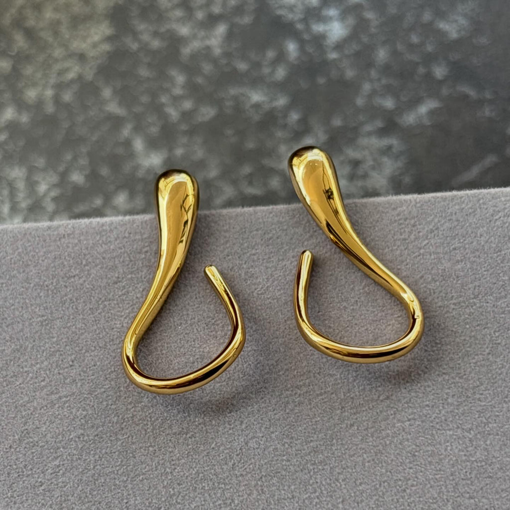 Iconic Chunk Drop Earrings | Stainless Steel