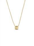 Gray Stone Pendant Necklace