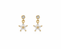 Flower Bloom Stud | Gold Floral Stainless Steel Earrings (Pair)
