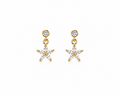 Flower Bloom Stud | Gold Floral Stainless Steel Earrings (Pair)