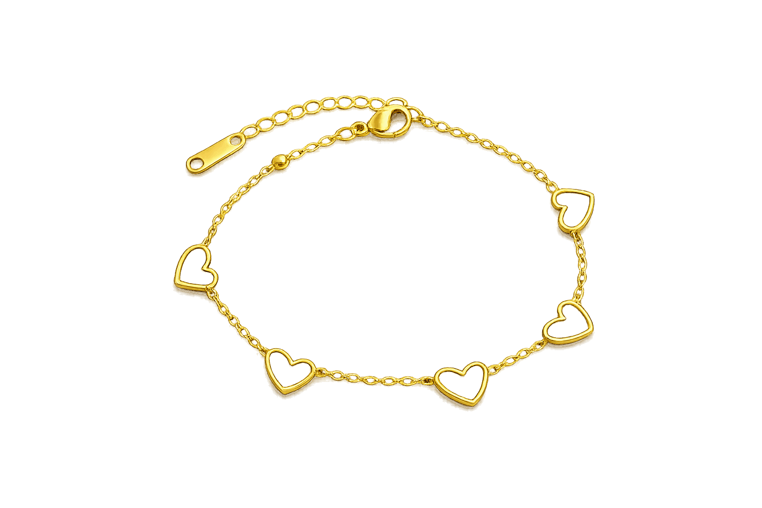 Pure Heart Gold-Tone Bracelet