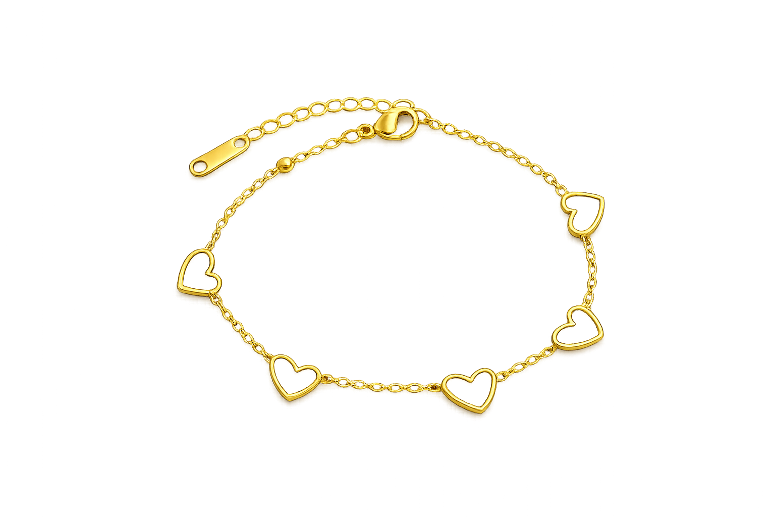 Pure Heart Gold-Tone Bracelet